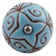 Turquoise Etched Ceramic Floral Wine Stopper